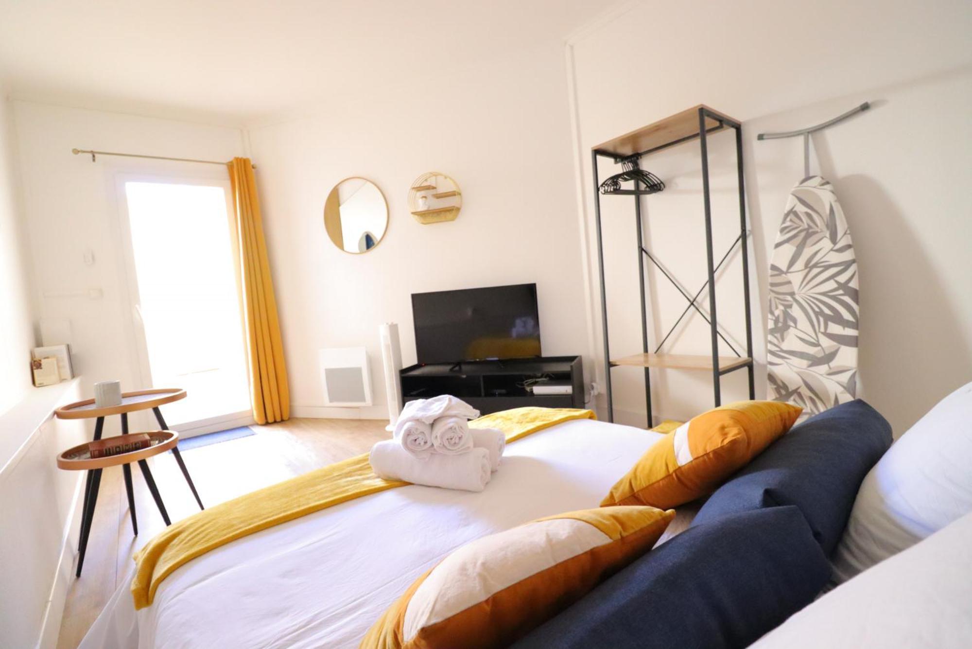 Le Neo - Studio Chic Avec Sa Cour Privative Et Fibre 베르주라크 객실 사진