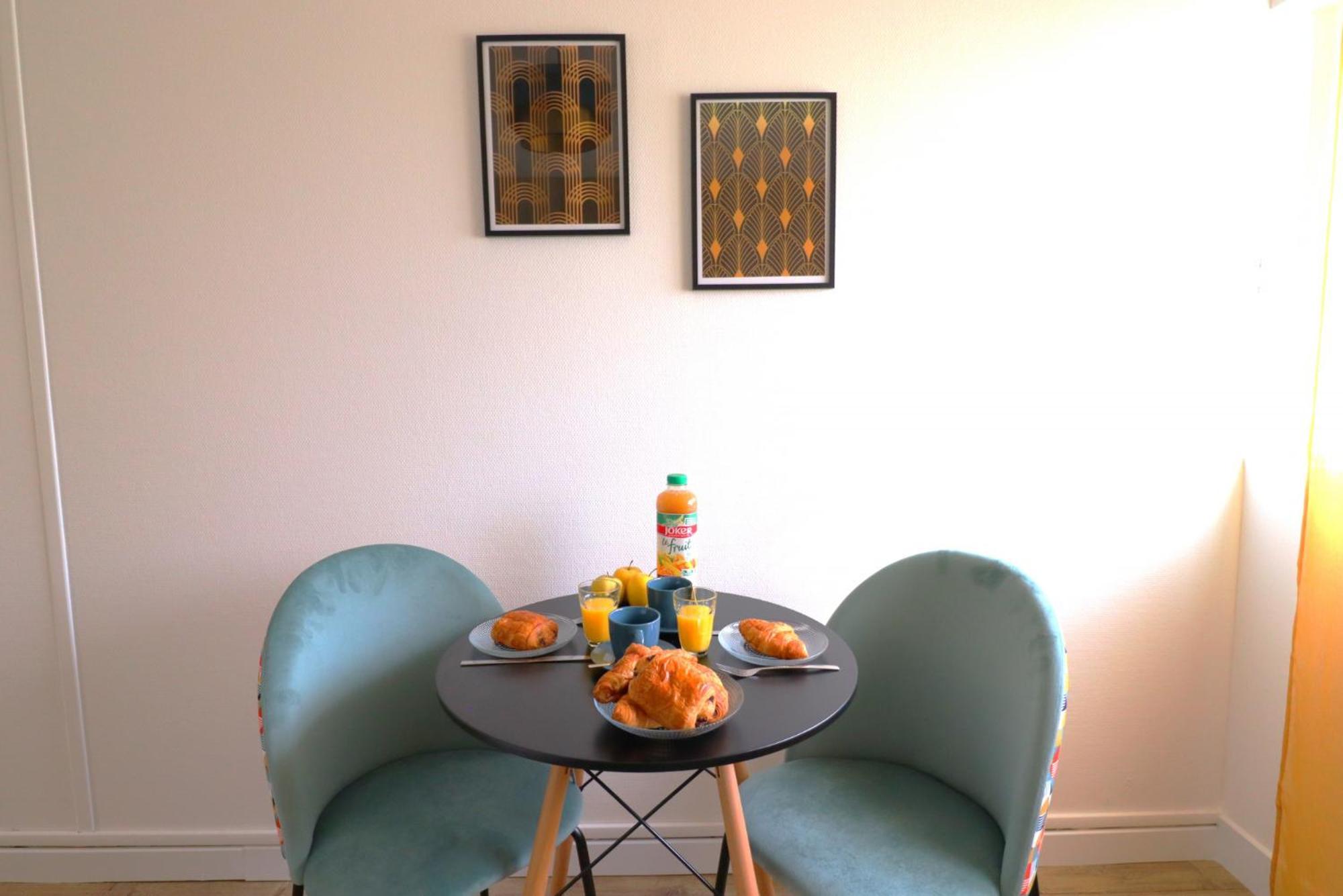 Le Neo - Studio Chic Avec Sa Cour Privative Et Fibre 베르주라크 객실 사진